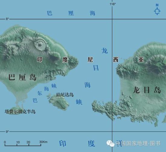 资料图:龙目海峡示意图 资料图:龙目海峡示意图