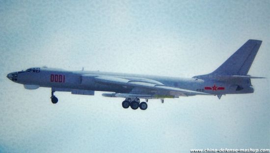 资料图: 资料图:随着中国轰-6型轰炸机的最新改进型号轰-6K型加入解放军部队并开始批量列装,该新型轰炸机的曝光度也不断提升。近日,网络上又出现了数张轰-6K型轰炸机的飞行猛图,轰-6K轰炸机在一展磅礴气势,不负“战神”美誉。