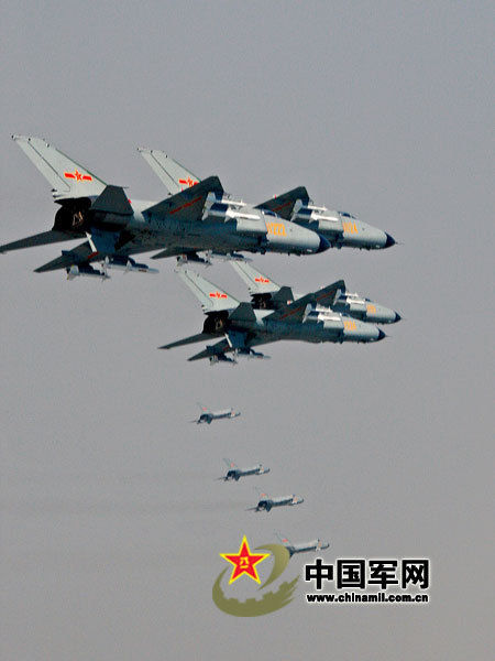 歼八F战机梯队 歼八F战机梯队