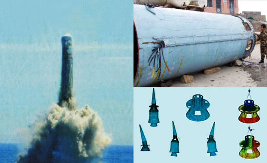 1999年底，094首艇开工，2004年7月下水，随后开始航行试验。094艇长约133米，水下排水量约9000吨。第二代固体战略核导弹基本型DF-31于1999年8月2日首飞成功，同年底DF-31A和JL-2立项。与基本型相比，为了大幅度提高射程，JL-2采用了高能固体推进剂NEPE；