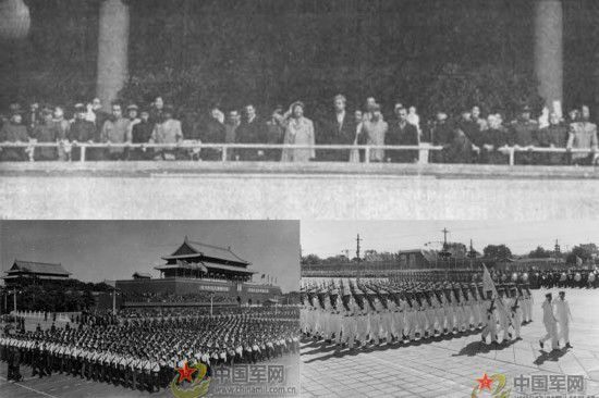 1958年第十次国庆阅兵,最引人注目的是解放军在开国后创建的军事学院和步兵、炮兵、坦克兵、工程兵、空军、海军等军事学校的将校学员们。 1958年第十次国庆阅兵,最引人注目的是解放军在开国后创建的军事学院和步兵、炮兵、坦克兵、工程兵、空军、海军等军事学校的将校学员们。