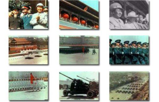 1959年第十一次国庆阅兵,参加典礼的各界群众是前十一次国庆阅兵中人数最多的一次,达七十万人。受阅部队的装备中最新式的自动步枪、大炮、坦克、高速喷气歼击机,都由我国自行制造。 1959年第十一次国庆阅兵,参加典礼的各界群众是前十一次国庆阅兵中人数最多的一次,达七十万人。受阅部队的装备中最新式的自动步枪、大炮、坦克、高速喷气歼击机,都由我国自行制造。