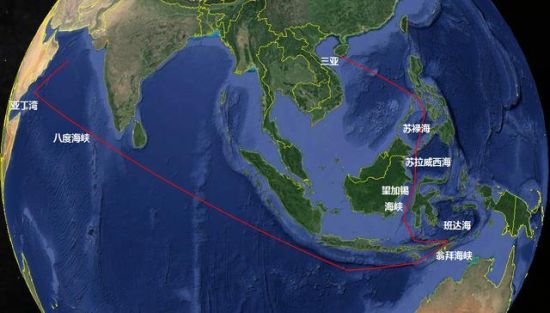 有外国媒体猜测这是中国海军的093型核潜艇在印度洋亚丁湾巡逻。关于中国海军深入印度洋执行任务,一直以来就受到有关国家海军的高度关注。 有外国媒体猜测这是中国海军的093型核潜艇在印度洋亚丁湾巡逻。关于中国海军深入印度洋执行任务,一直以来就受到有关国家海军的高度关注。
