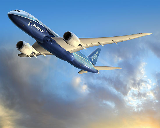 图文：波音787-800型梦想飞机腹部特写