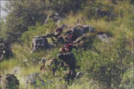 图文：进行山地作战的巴基斯坦特种兵小队