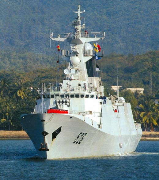 图文：中国海军新型054级526号导弹护卫舰