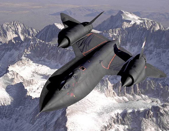 图文：美国空军SR-71高空高速侦察机