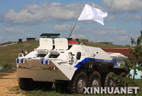 组图俄陆军btr80轮式步兵输送车亮相