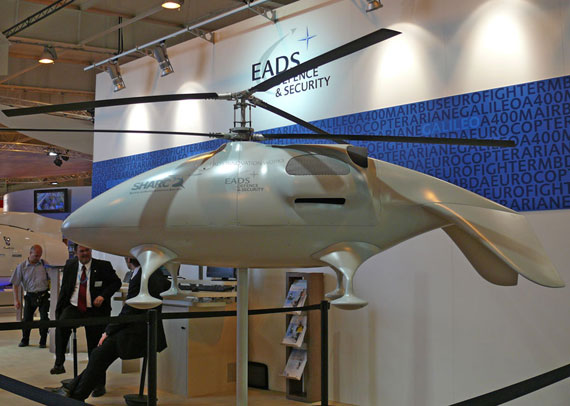 图文：欧洲EADS公司展示的共轴无人侦察机
