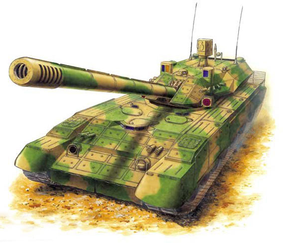 图文：T-95坦克可在远距离击穿1200毫米厚装甲