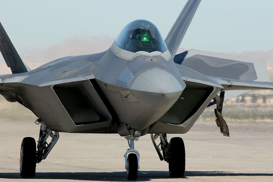 图文：美国空军F-22A猛禽战机