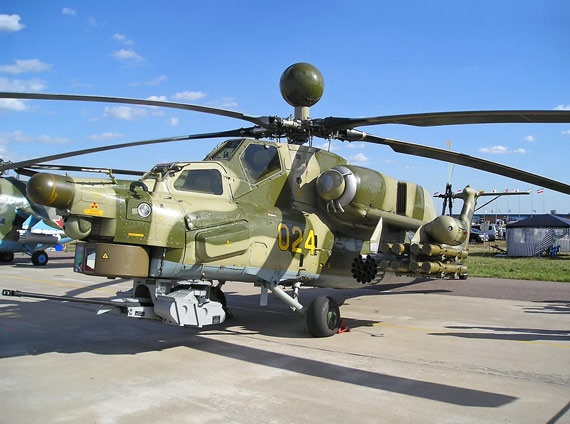 图文：米28武装直升机
