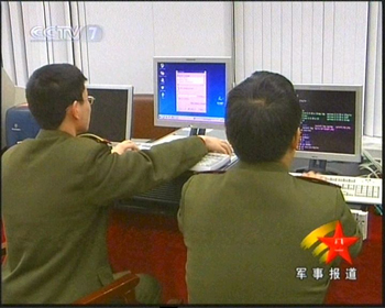 图文：解放军逐渐提高网络信息战能力