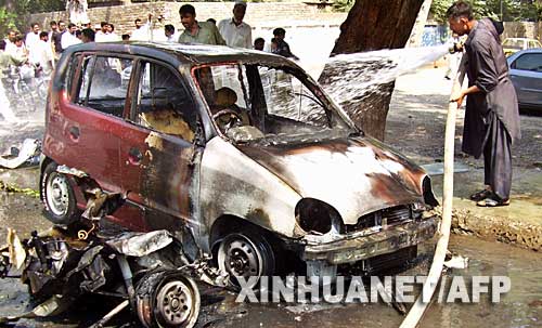 �ͻ�˹̹��ɳ��һ��Ӫͣ����������ը(��ͼ)