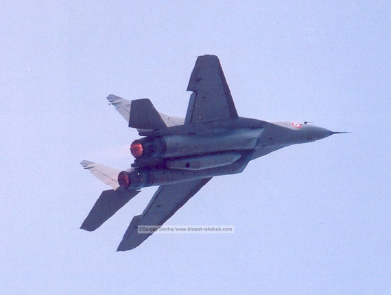 图文:印度空军装备的俄制米格-29S前线战斗机