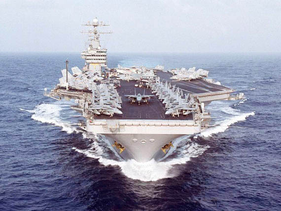 图文:美国海军核动力航空母舰