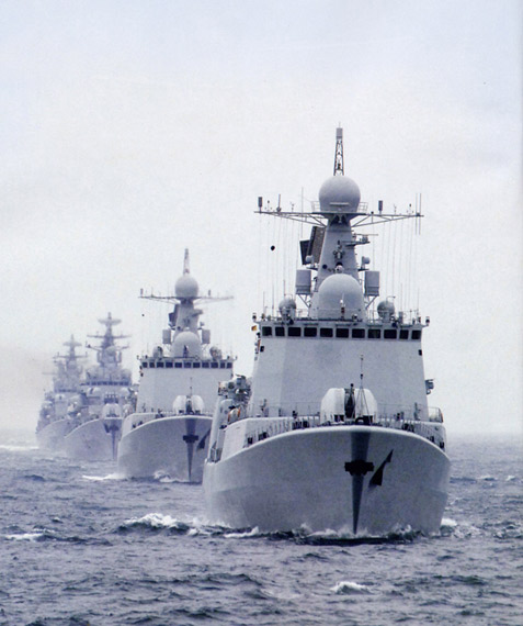 图文：中国海军海军115和116新战舰出海