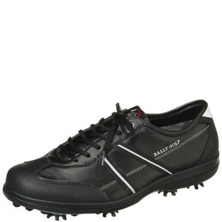 BALLY百利 黑色Challenge男士高尔夫球鞋_百