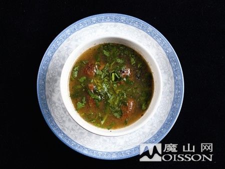 绿豆面丸子汤 绿豆面丸子汤