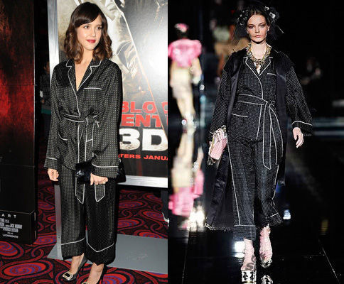 范冰冰<em>霍思燕</em>恋上大牌<em>睡衣</em> Emilio Pucci201