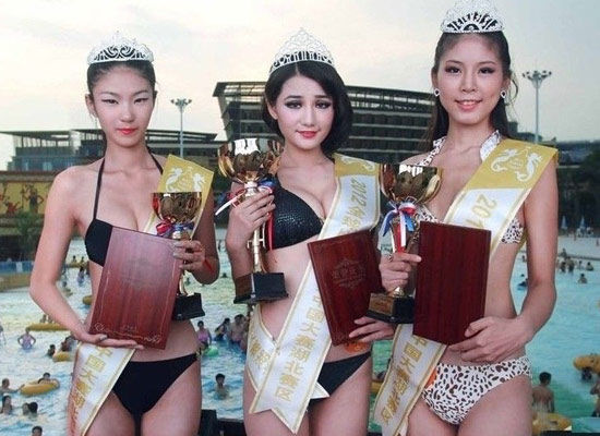 比基尼小姐湖北三甲 比基尼小姐湖北三甲