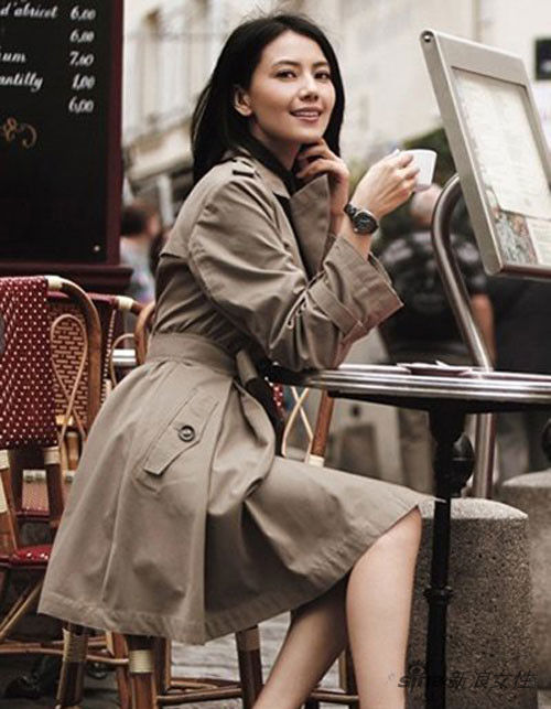 高圆圆杨幂示范风衣美搭
