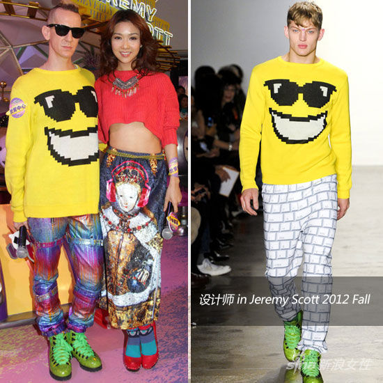 美国鬼才时装设计师杰瑞米-斯科特 (Jeremy Scott)与薛凯琪