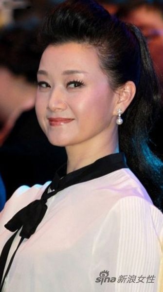 宋祖英素雅黑白裙