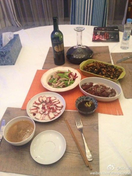 大S为汪小菲烹饪的爱心宵夜