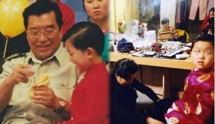 李双江父子旧照(资料图)