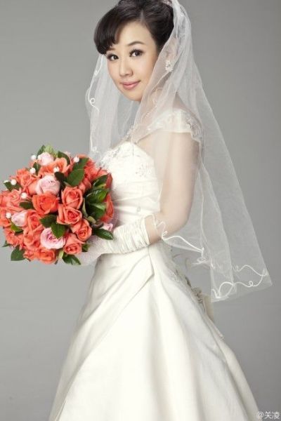 关凌婚纱照