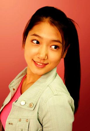 组图:明星发型 韩国少女朴信惠15款美发秀(6)