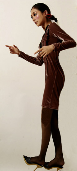 组图:真人版SD娃娃造型 魅惑无限(7)