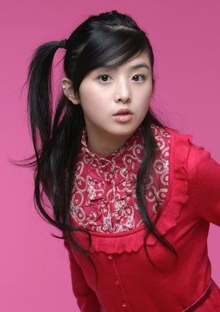 组图:明星发型清纯公主张含韵24款甜美发型