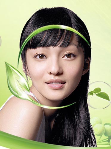 组图:明星疯狂代言大PK之全能型美丽代言人张