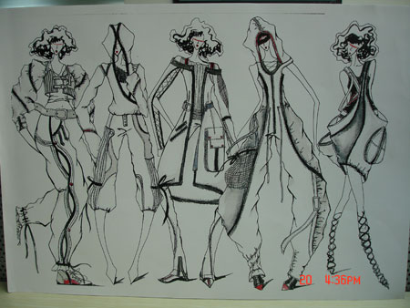 中国国际服装设计大奖赛入围选手及作品-王薇(图)_新浪女性_新浪网