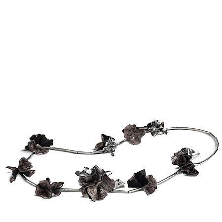 Burberry巴宝莉深镍色花朵图案雕刻LOGO长项