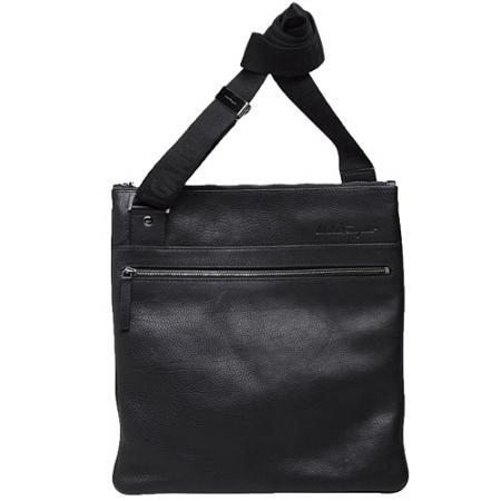 色精磨牛皮压花LOGO女士斜挎包_费拉格慕_品