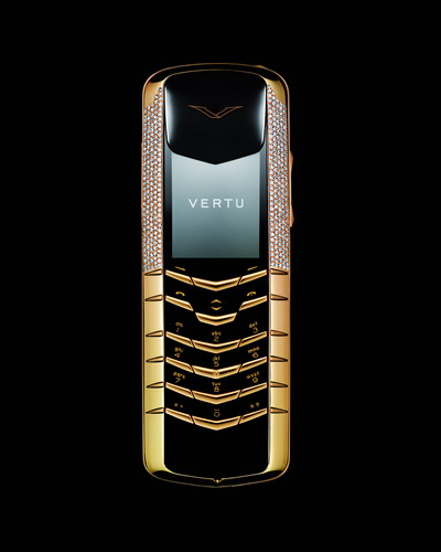 全球限量100部 Vertu手工定制级晶钻手机(组图