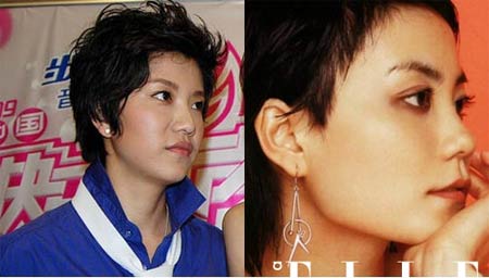 揭秘十强快女相似明星脸