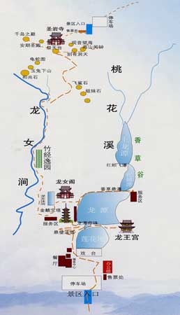 旅游示意图