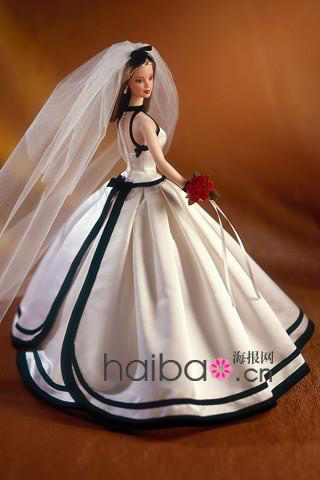 芭比婚纱照片_芭比娃娃图片婚纱(3)