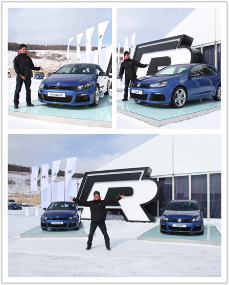 麦小龙受邀大众内蒙古感受高尔夫R尚酷R