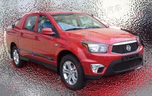 双龙全新LUV Korando SPORTS国内曝光