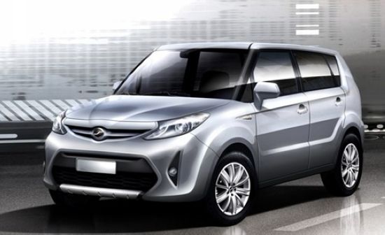 中兴全新跨界车型C11曝光 北京车展首发