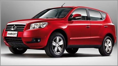 吉利首款SUV全球鹰GX7将于北京车展上市