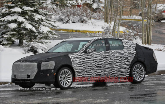 全新凯迪拉克CTS谍照曝光 有望明年投产