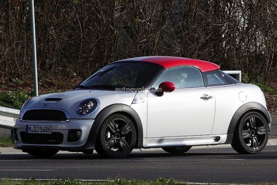 全新MINI Coupe JCW GP运动车型最新谍照