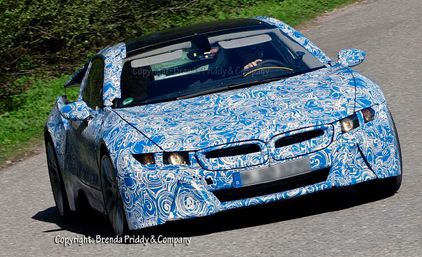 宝马i8最新谍照曝光 预计起价15万美元