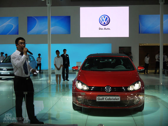 大众GOLF敞篷版登陆青岛 34.98万元起售
